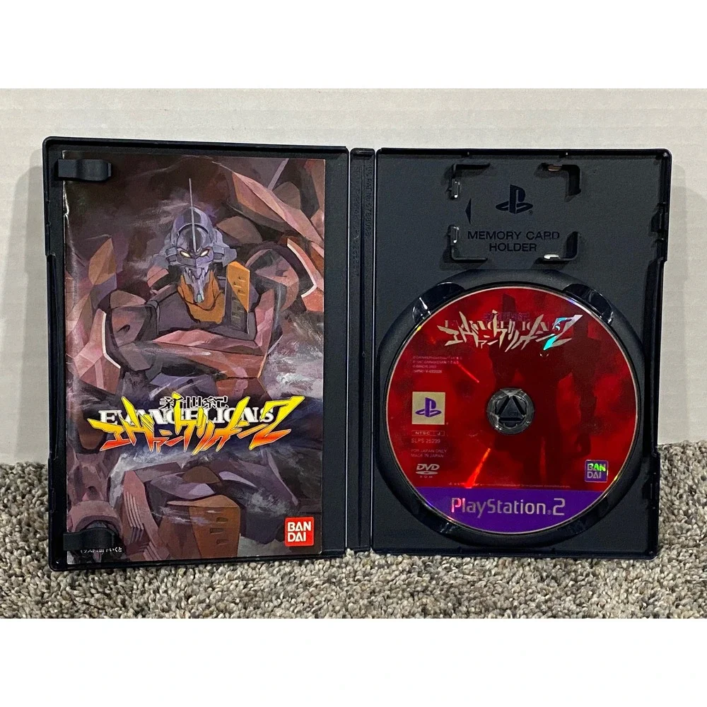 Video Game Sony PS2 Japanese Import Neon Genesis Evangelion 2 Bandai